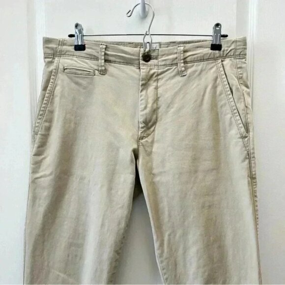 GAP Mens Pants Modern Slim Fit Chinos GapFlex Khaki Tan Size 32x32 - Picture 6 of 14
